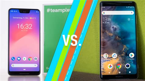 Compare Sony Xperia XZ3 vs. Google Pixel 3 XL .